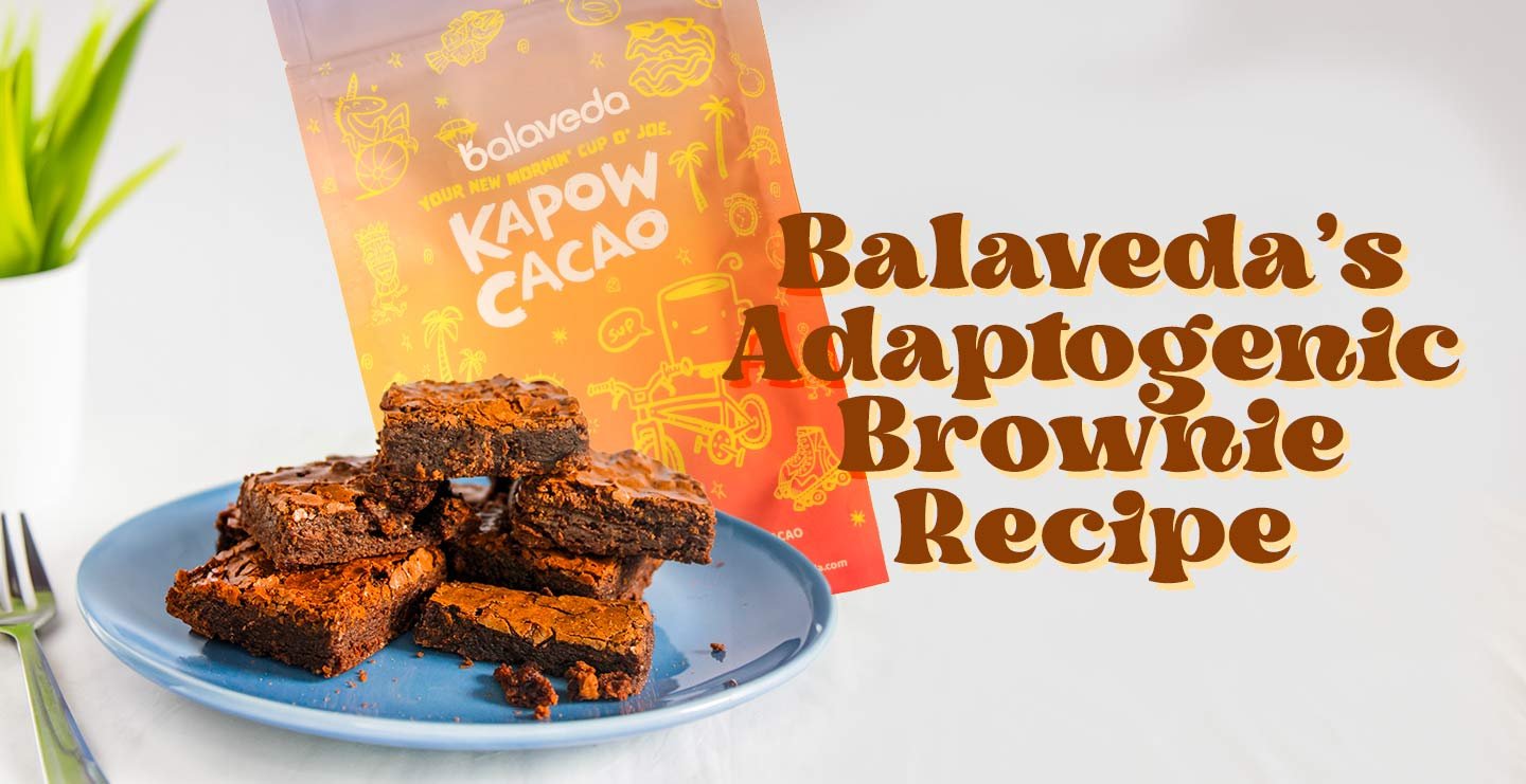 Recipe -Kapow Cacao Adaptogenic Brownies. Mmmmm! - balaveda