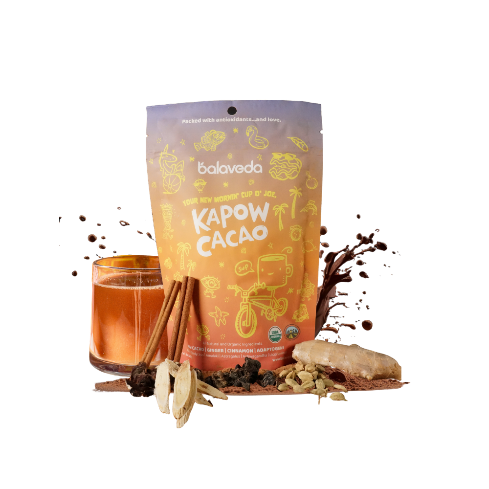 Kapow Cacao | USDA Organic Adaptogenic Cacao & Mushroom Coffee