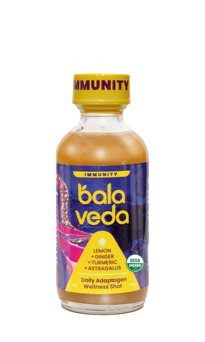 balaveda Totally Turmeric – USDA Organic Adaptogenic Immunity Shot with Turmeric, Ginger, Citrus & Astragalus | 12-Pack of 2oz Wellness Shots