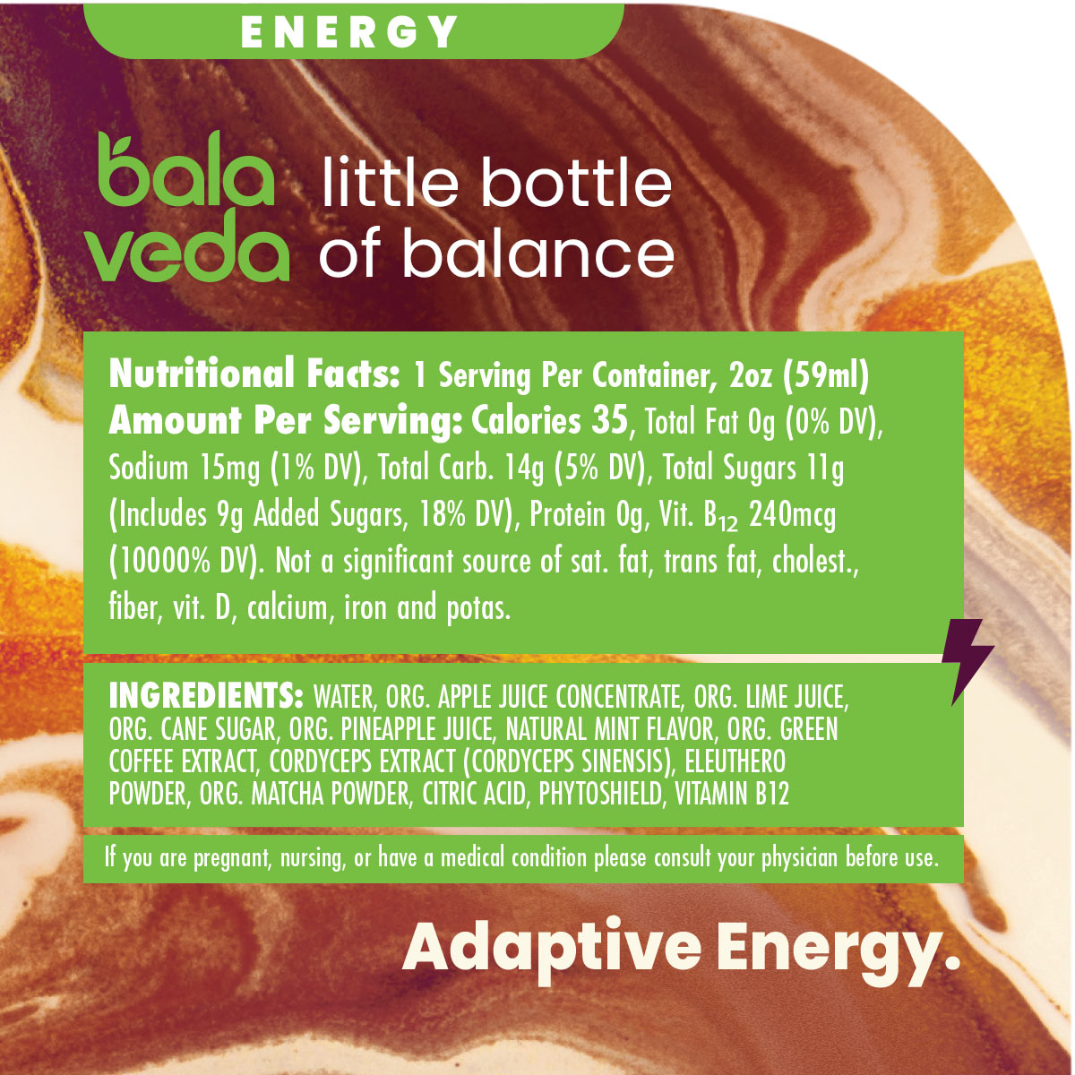 100% Organic Energy Mix Pack