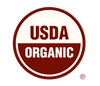 USDA Organic logo with red and white colors.
