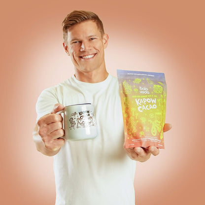 Kapow Cacao – 100% Organic Adaptogenic Cacao & Coffee Alternative for Clean Energy & Calm Focus - BalaVeda