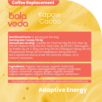 100% Organic Kapow Cacao