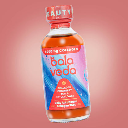 Radical Beauty – USDA Organic Adaptogenic Collagen Shot for Radiant Skin, Hair & Hormonal Balance - BalaVeda