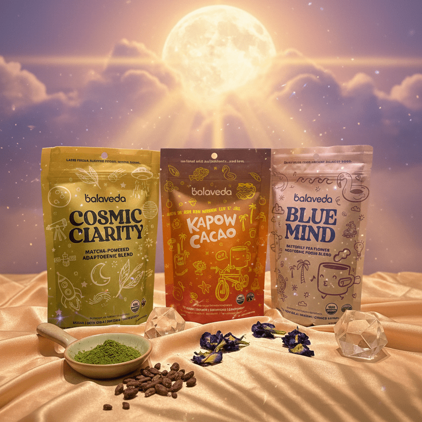 The Complete Focus, Mood & Energy Nootropic Powder Set - balaveda