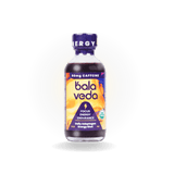 Wicked Blueberry Energy Shot in yellow and purple bottle - balaveda
