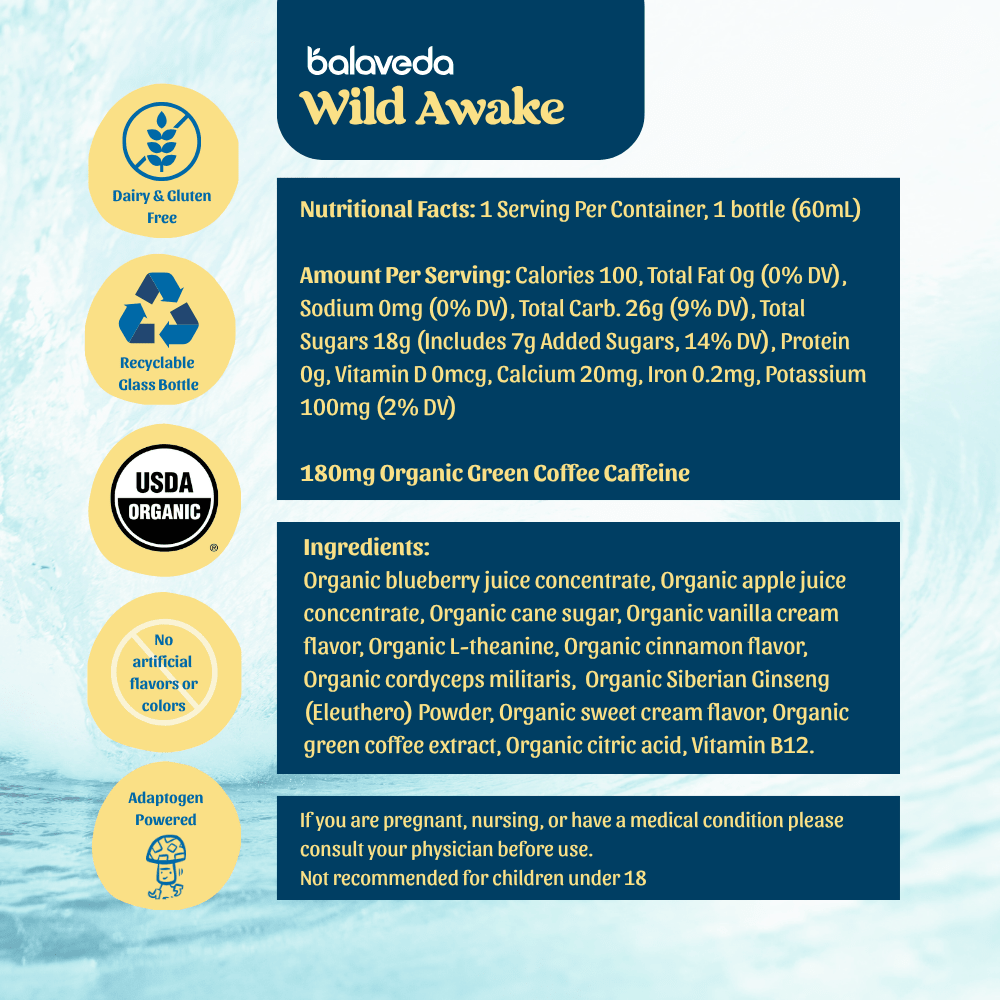 Wild Awake 2x Energy Shot - balaveda