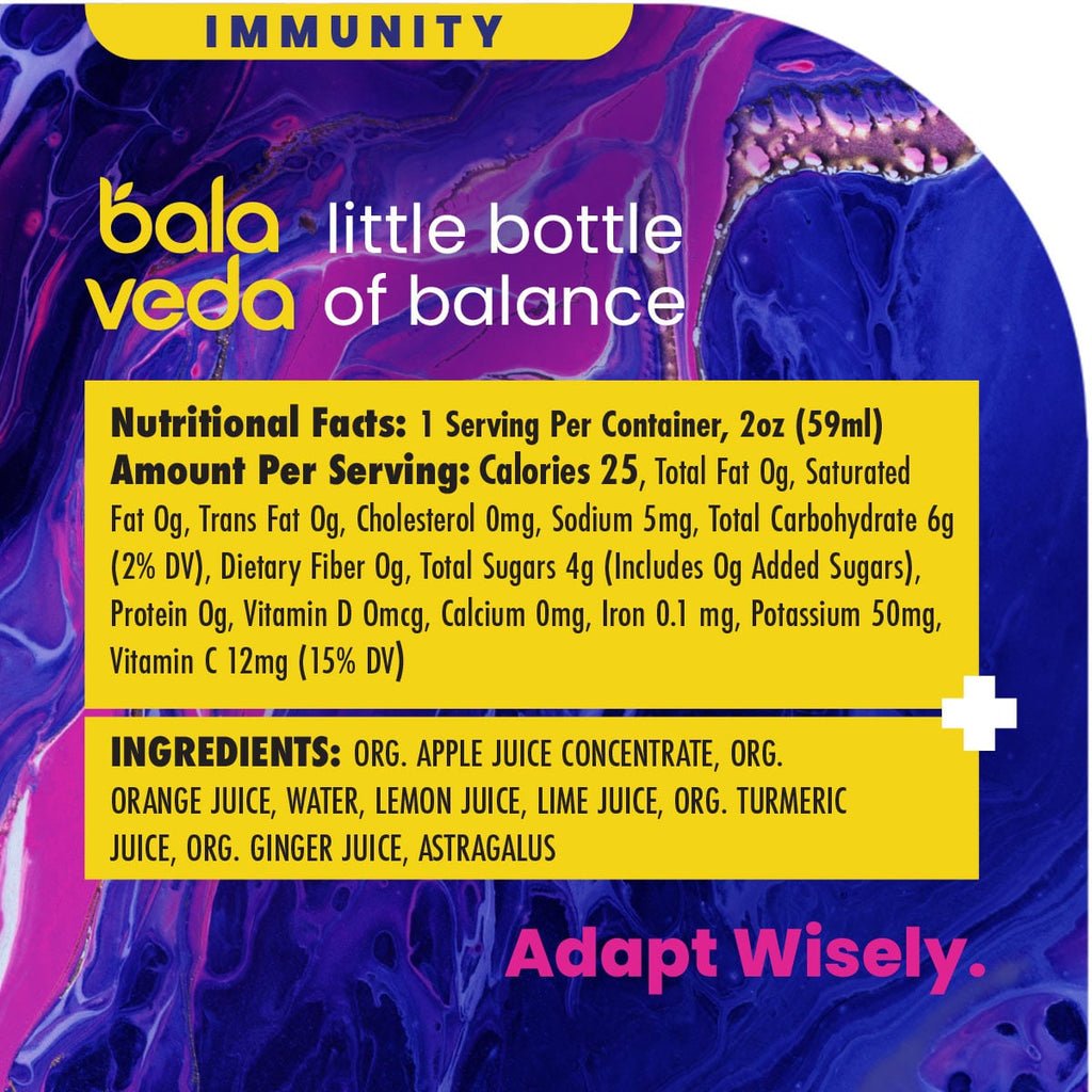 100% Organic Energy and Wellness Shots Sampler Pack - BalaVeda