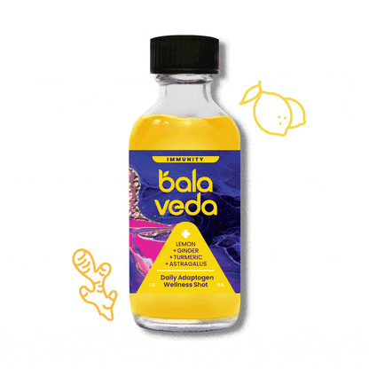 100% Organic Turmeric + Ginger + Lemon Adaptogen Immunity Shot