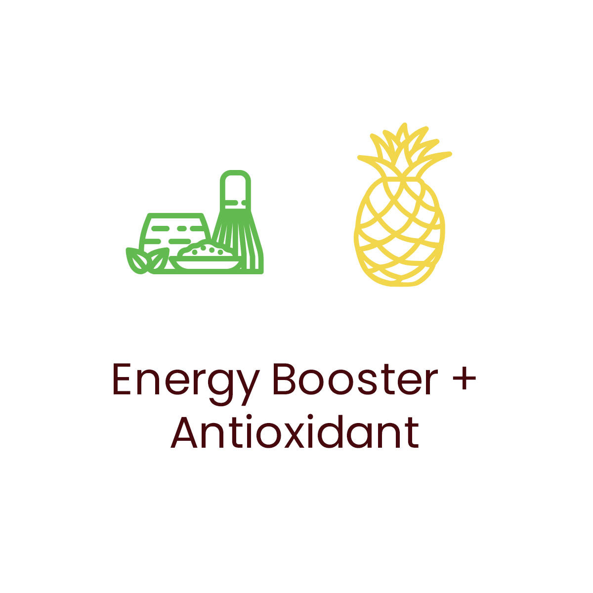 100% Organic Mint + Matcha + Pineapple + Cordyceps Adaptogen Energy Shot