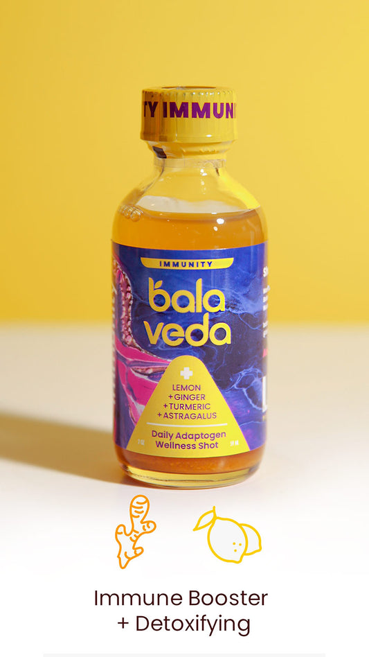 100% Organic Turmeric + Ginger + Lemon Adaptogen Immunity Shot